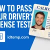 How to Pass Your Drivers License Test